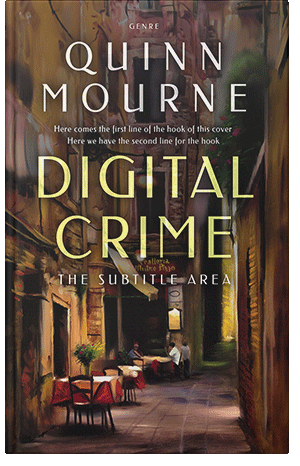 Pre Made Book Cover Bistre