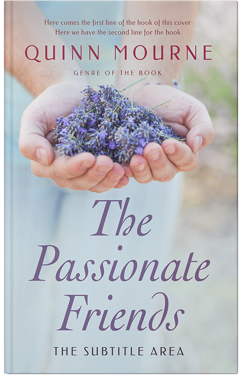 Front view of Iron #30151 - Premade Literary Fiction Book Cover