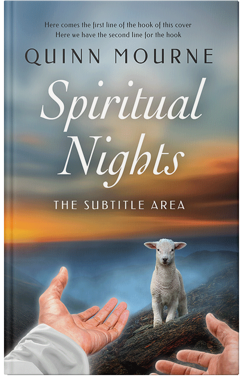 Front view of Oslo Gray #30154 - Premade Religion & Spirituality Book Cover