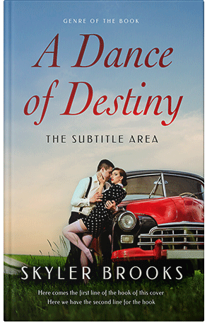 Pre Made Book Cover Green Spring