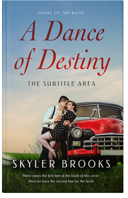 Front view of Green Spring #30160 - Premade Romance Book Cover