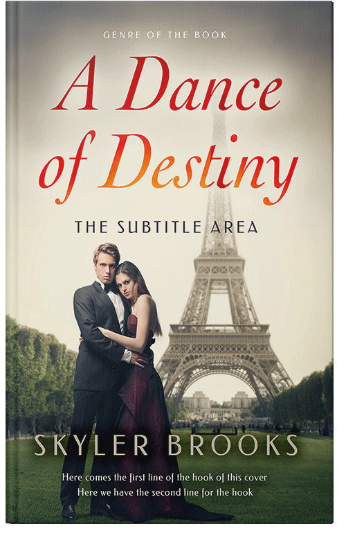 Front view of Premade Romance Book Cover - Heavy Metal