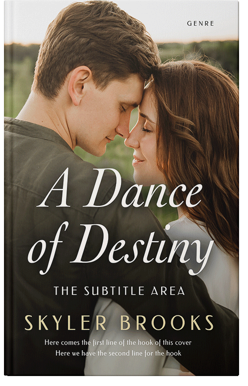 Front view of Premade Romance Book Cover - Vanilla