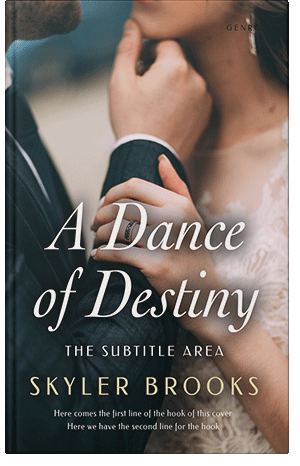 Pre Made Book Cover Vanilla