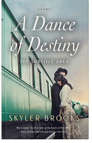 Pre Made Book Cover Green Spring