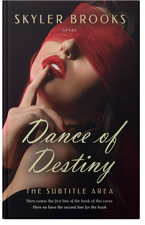 Front view of Premade Erotica Book Cover - Old Rose