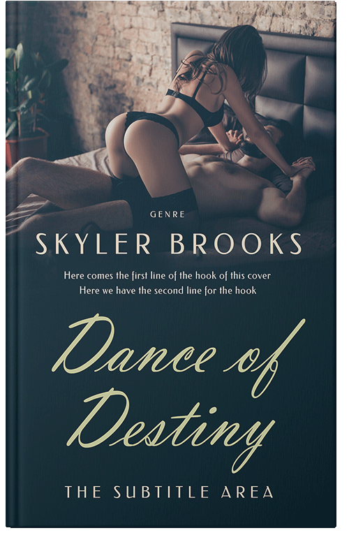 Front view of Gable Green #30180 - Premade Erotica Book Cover