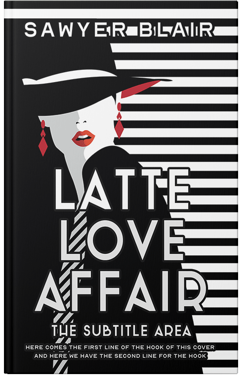 Front view of Premade Chick Lit Book Cover - Swiss Coffee