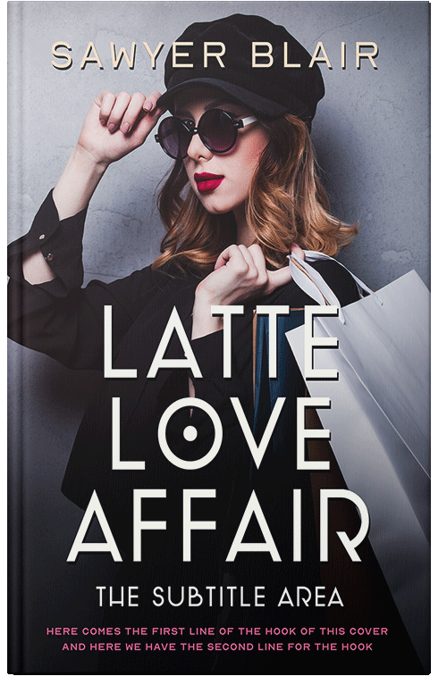 Front view of Premade Chick Lit Book Cover - Thunder