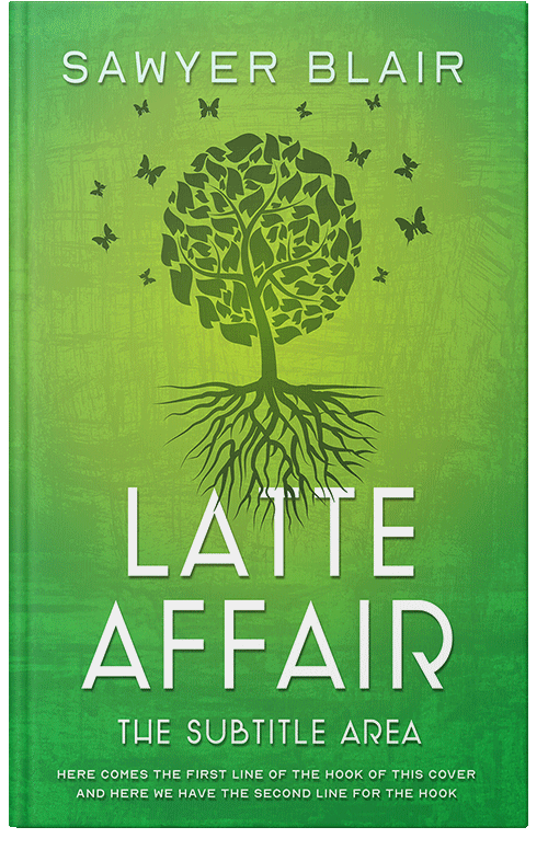 Front view of Premade Nature Book Cover - Sushi