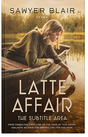 Pre Made Book Cover Deep Oak