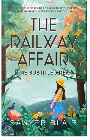 Pre Made Book Cover Sea Mist