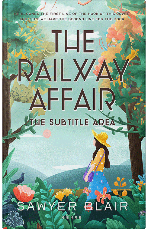 Front view of Premade Literary Fiction Book Cover - Sea Mist