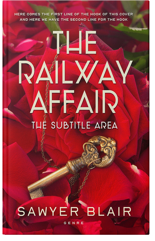 Front view of Monarch #30214 - Premade Romance Book Cover