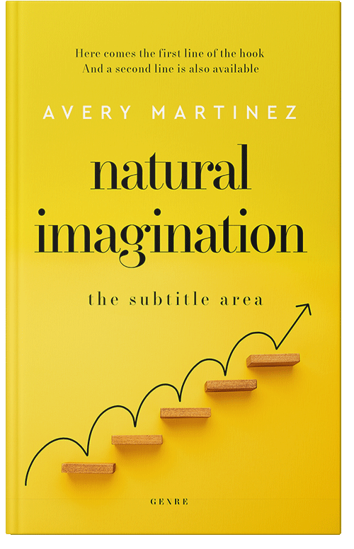 Front view of Premade Self-Improvement & Self-Help Book Cover - Ripe Lemon