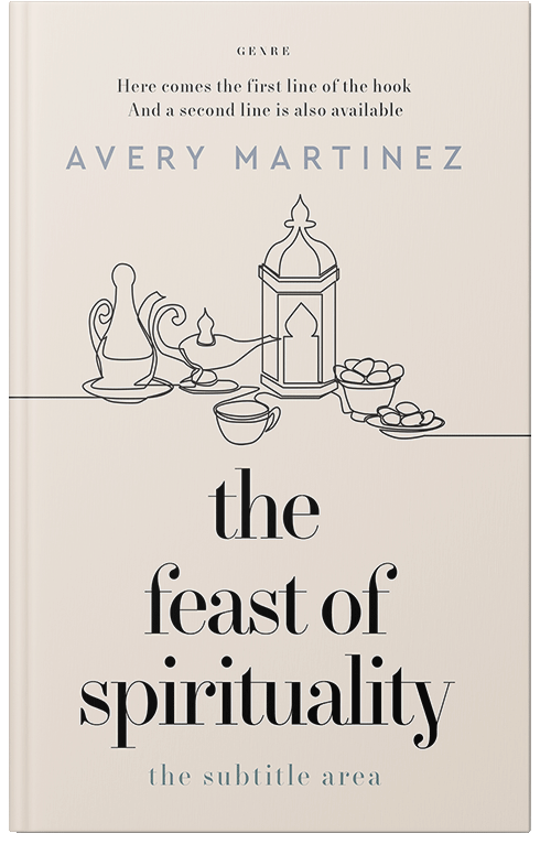 Front view of Premade Religion & Spirituality Book Cover - Dawn Pink