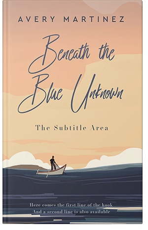 Pre Made Book Cover River Bed