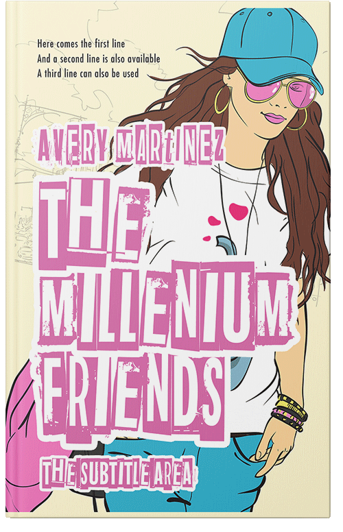 Front view of Premade Teen & Young Adult Book Cover - Beauty Bush