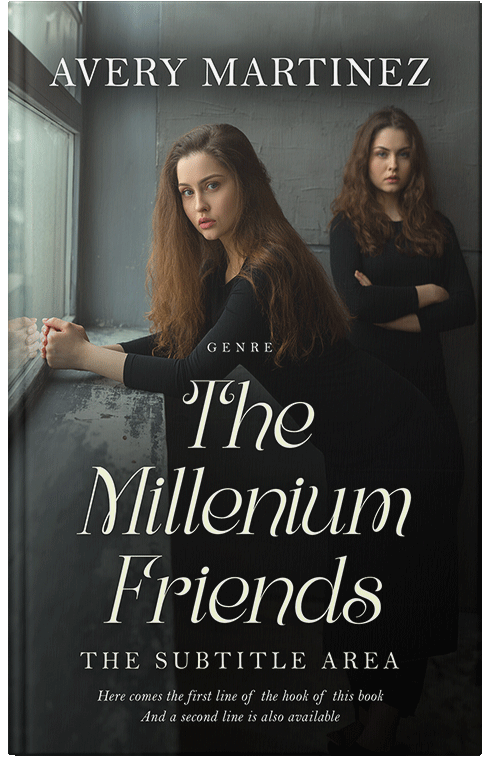 Front view of Heavy Metal #30257 - Premade Teen & Young Adult Book Cover