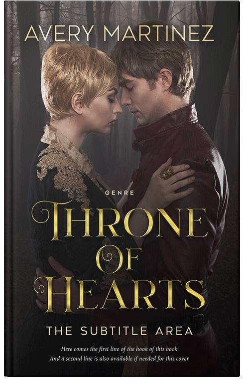 Front view of Premade Fantasy Book Cover - Cocoa Brown