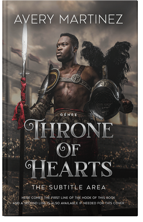 Front view of Zeus #30278 - Premade Fantasy Book Cover