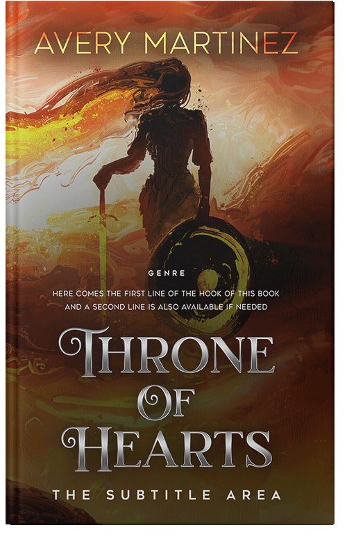 Front view of Clinker #30279 - Premade Fantasy Book Cover