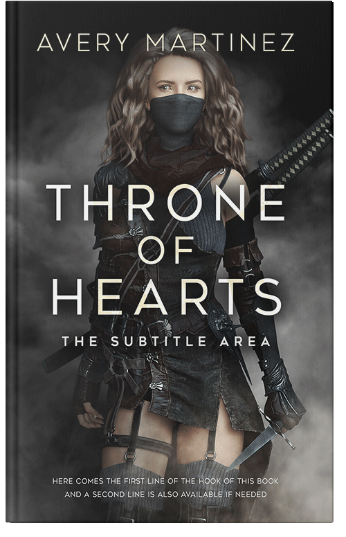 Front view of Tuatara #30286 - Premade Fantasy Book Cover