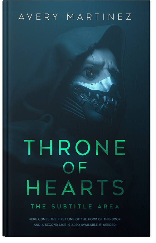 Front view of Black Pearl #30287 - Premade Science Fiction Book Cover