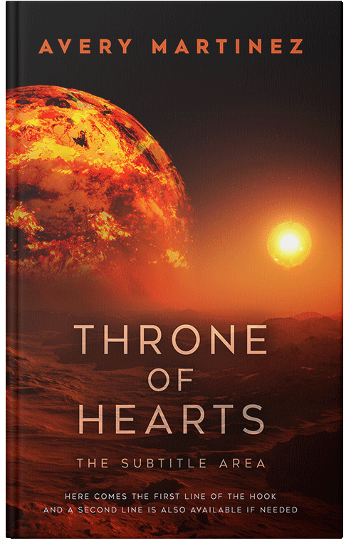 Front view of Hot Cinnamon #30291 - Premade Science Fiction Book Cover