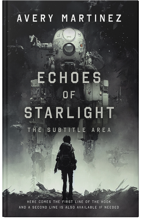 Front view of Clay Ash #30294 - Premade Science Fiction Book Cover