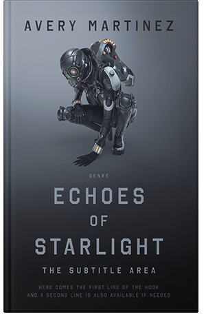 Pre Made Book Cover Outer Space