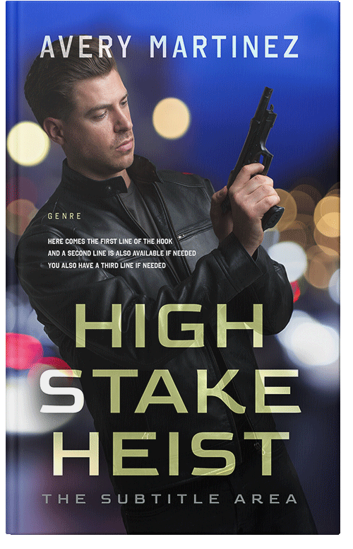 Front view of Chino #30300 - Premade Mystery & Thriller & Suspense Book Cover