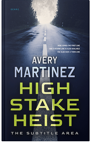 Pre Made Book Cover Green Mist