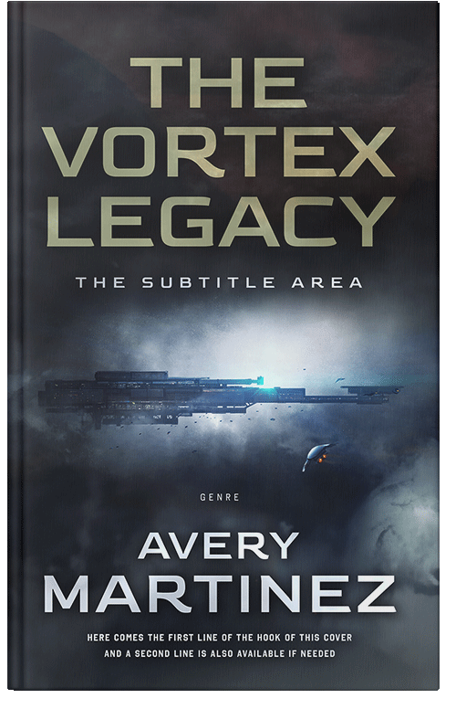 Front view of Shark #30316 - Premade Science Fiction Book Cover