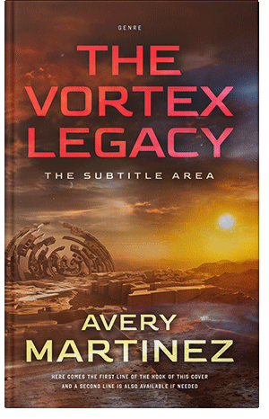 Pre Made Book Cover Brown Derby