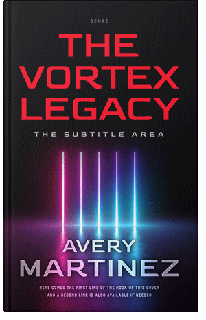 Pre Made Book Cover Cranberry