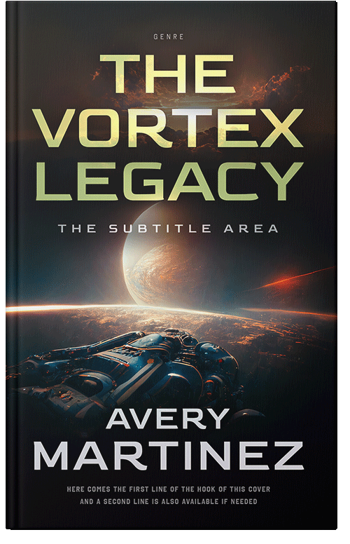 Front view of Akaroa #30324 - Premade Science Fiction Book Cover