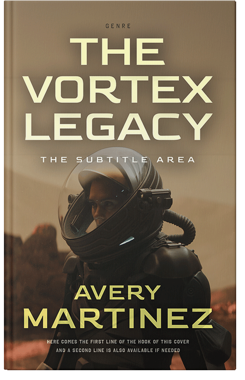 Front view of Shadow #30325 - Premade Science Fiction Book Cover