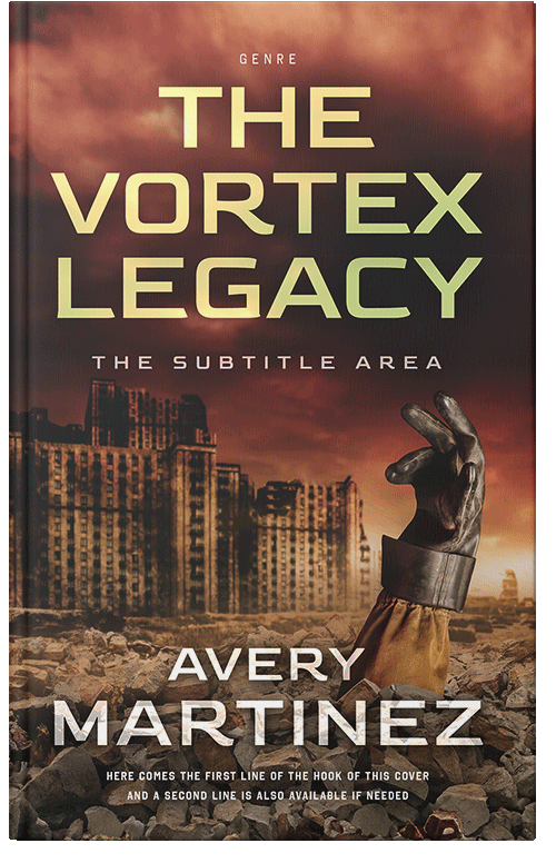 Front view of Bistre #30326 - Premade Apocalyptica Book Cover