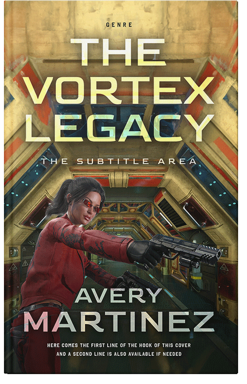 Front view of Birch #30327 - Premade Science Fiction Book Cover