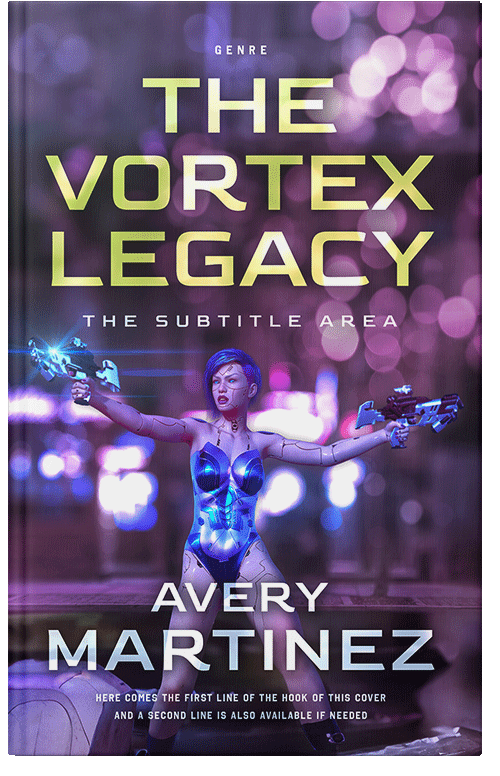 Front view of Premade Science Fiction Book Cover - Bossanova