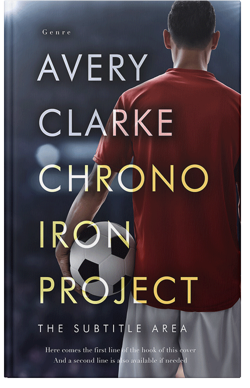 Front view of Cocoa Brown #30341 - Premade Action & Adventure Book Cover