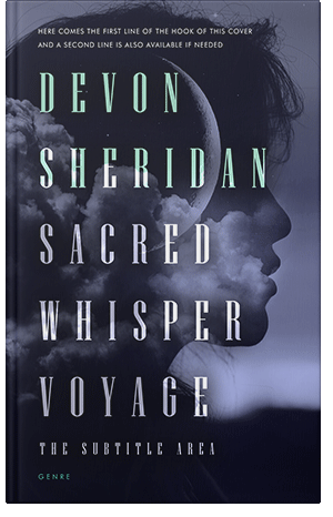 Pre Made Book Cover Ebony