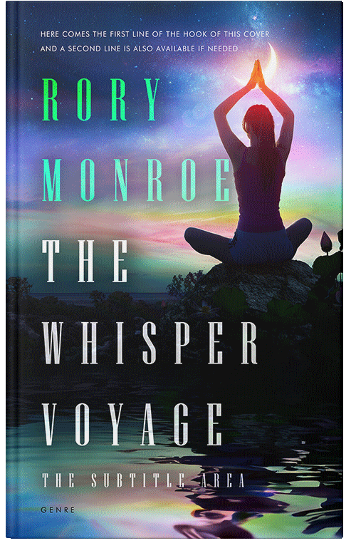 Front view of Premade Religion & Spirituality Book Cover - Pale Slate