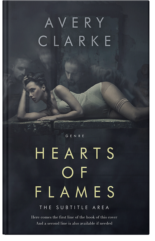 Front view of Ebony Clay #30355 - Premade Erotica Book Cover