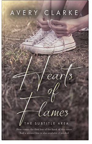 Pre Made Book Cover Dorado