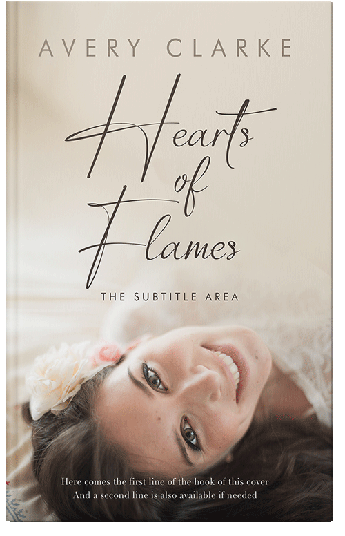 Front view of Premade Romance Book Cover - Pearl Bush