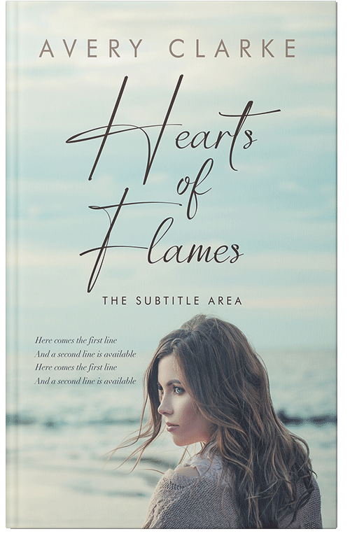 Front view of Paris White #30374 - Premade Romance Book Cover