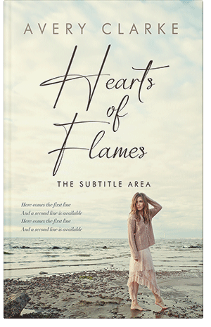 Pre Made Book Cover Ecru White