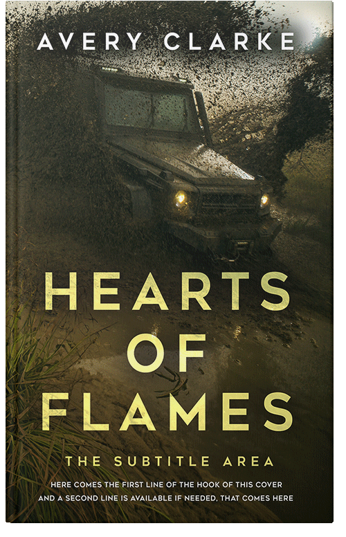 Front view of Premade Action & Adventure Book Cover - Eternity